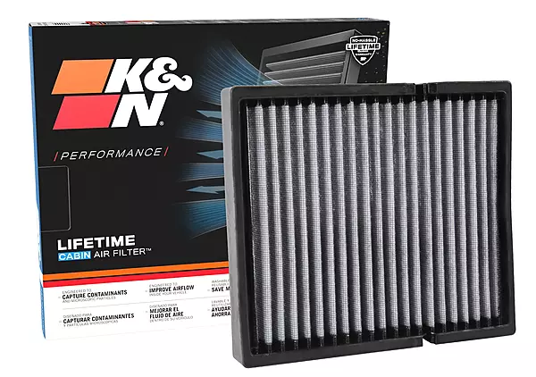K&N VF2054 Lifetime Washable Cabin Air Filter – Compatible with Select Isuzu, Mazda, Lexus, Subaru