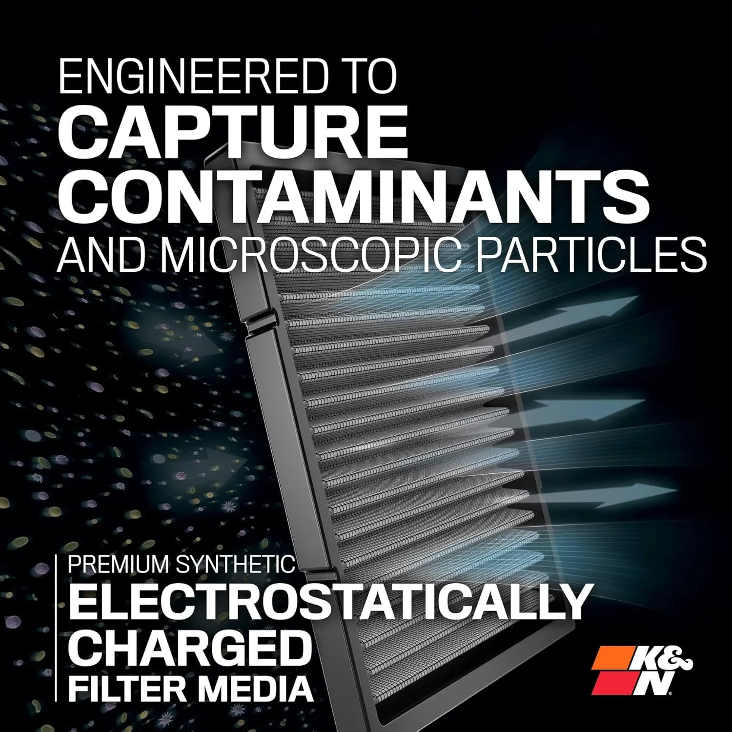 K&N LIFETIME Cabin Air Filter: Premium, Washable, Clean Air for your Cabin: Compatible with 2012-2025 Mazda: 3, 6, CX-5, VF2056 1.9" x 11.4" x 9.9"