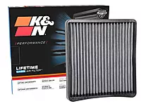 K&N VF2065 Lifetime Cabin Air Filter — Washable, Reusable, 11.1 x 9.6 x 2.2 in