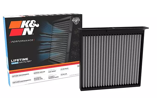 K&N VF2084 Washable Cabin Air Filter - Reusable, Fits Select Subaru