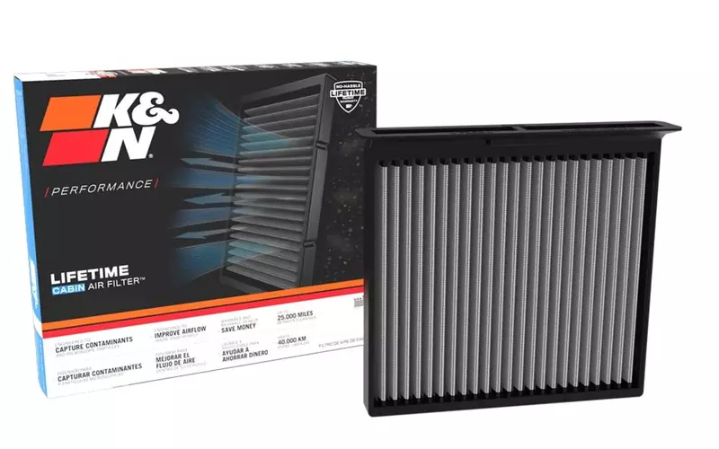 K&N VF2084 Washable Cabin Air Filter - Reusable, Fits Select Subaru