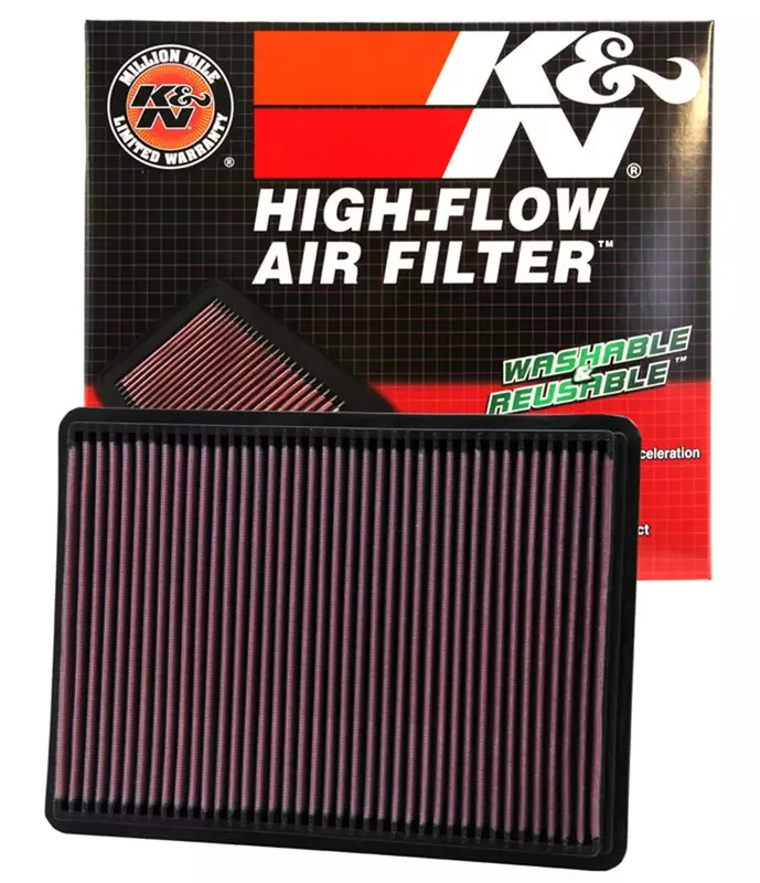 K&N Washable Engine Air Filter, Replacement 33-2233 - Fits Jeep