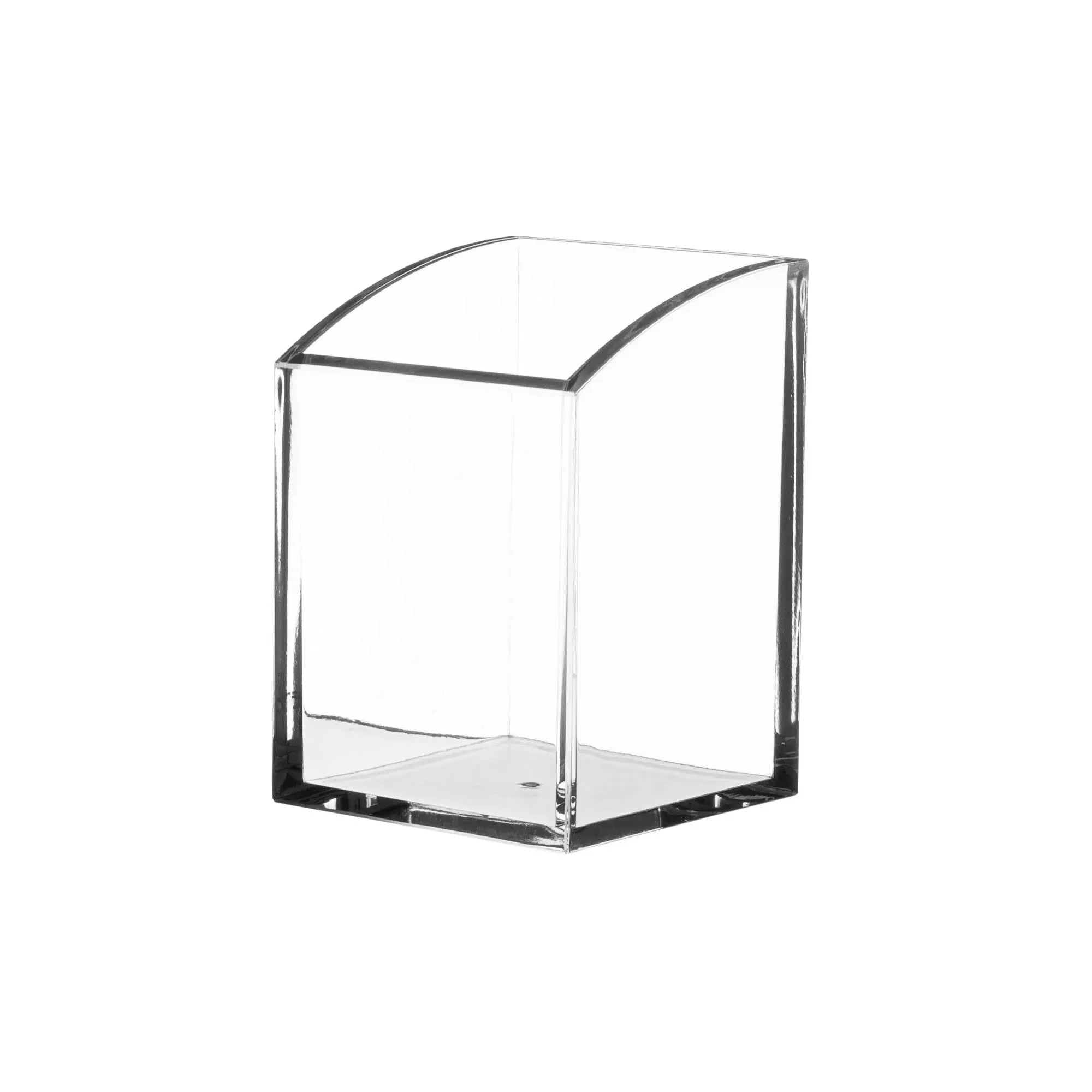 Kantek Acrylic Pencil Cup, 2.75 x 2.75 x 4, Clear
