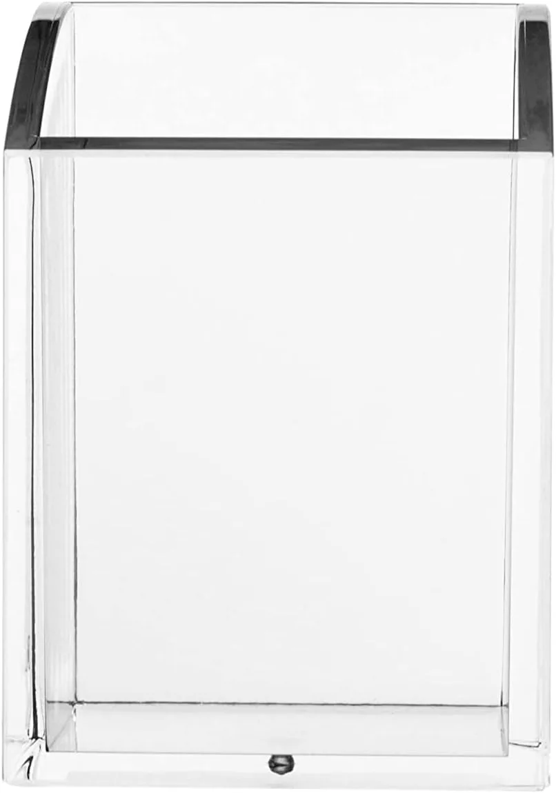 Kantek Acrylic Pencil Cup, 2.75 x 2.75 x 4, Clear