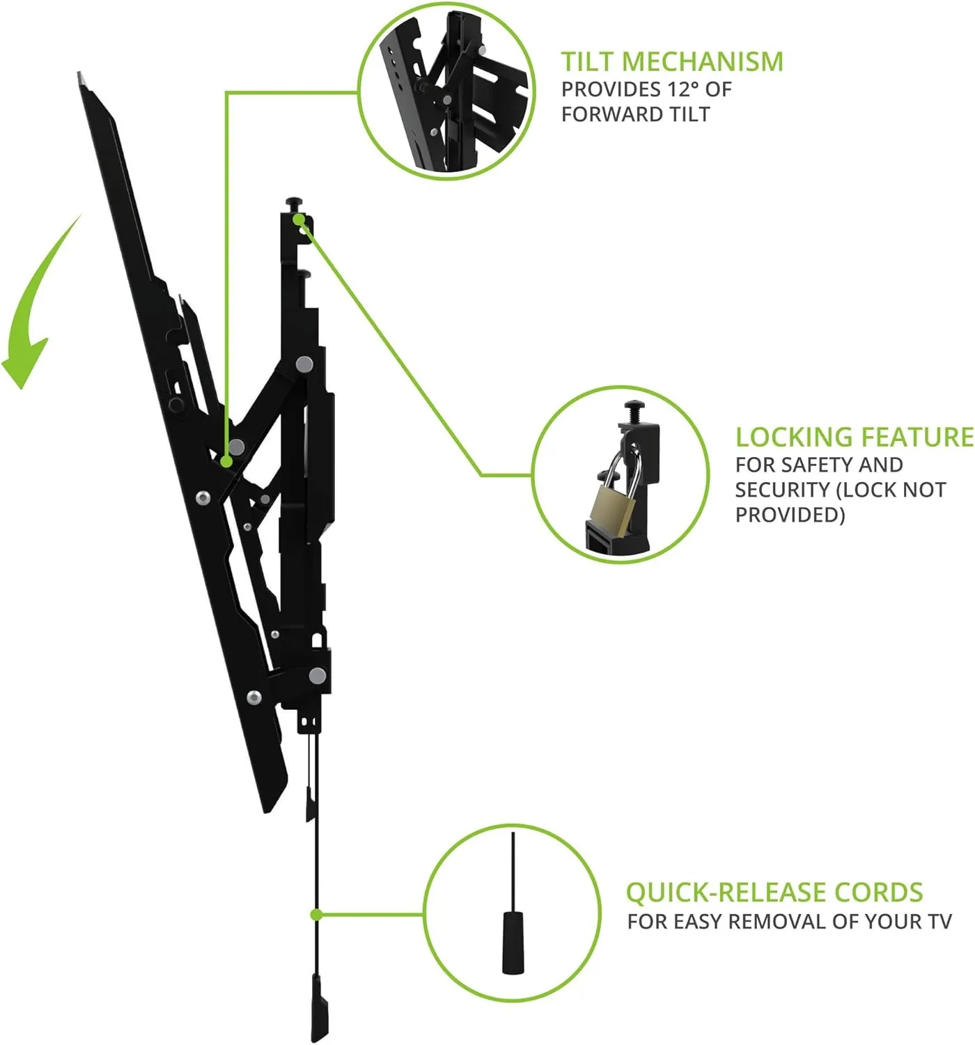 KANTO PT Tilting TV Wall Mount