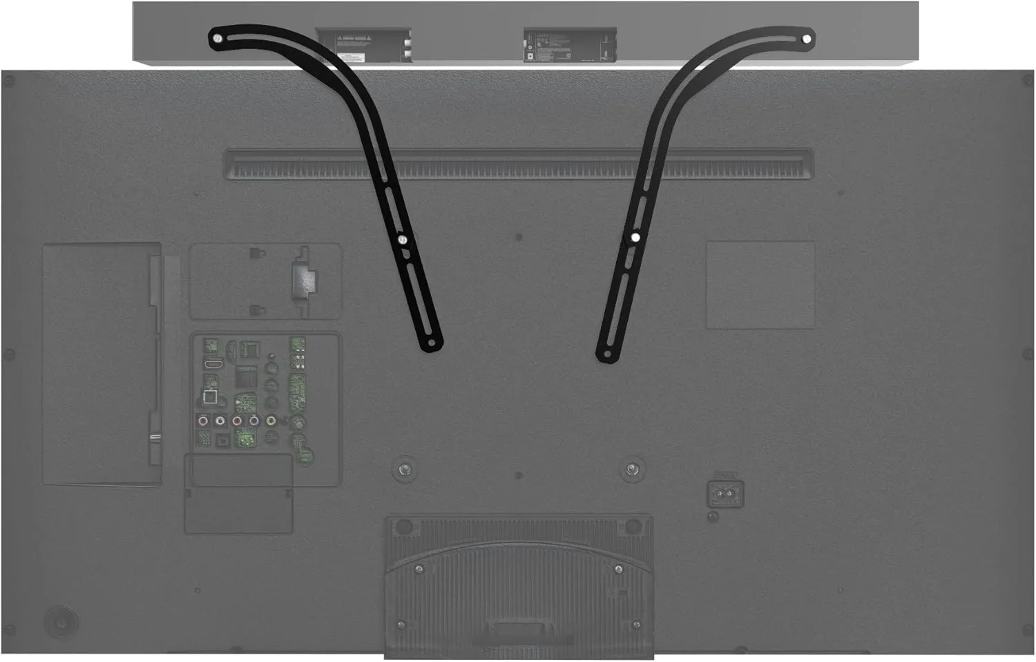 Kanto SB100 Sound Bar Mounting Bracket for Flat Panel TV - Black