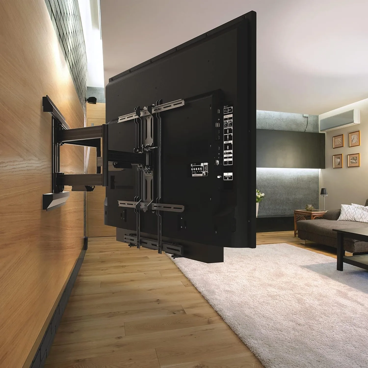 Kanto SB200 Premium Universal Sound Bar TV and Wall Mount | Black