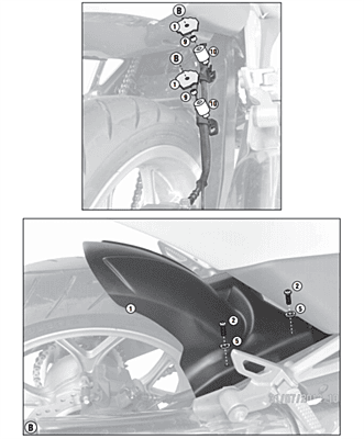 KAPPA HONDA MUDGUARD KMG1109 - INTEGRA 700 / NC 700 S / X / 750 S / X / DCT (12-20)