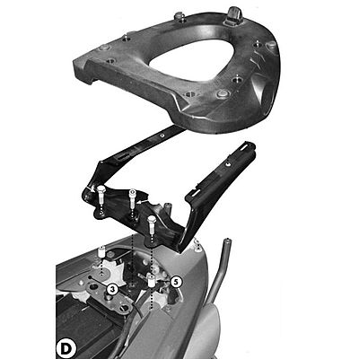 KAPPA SUZUKI TOPBOX BRACKET KR116M - GSR 600 (06-11)