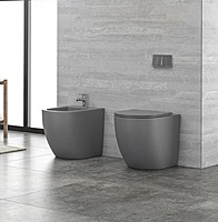 Vas WC STATIV KARAG, MILOS LT-2141D-RMDG GRI MAT, CU CAPAC SOFT CLOSE LT-046E-NG INCLUS