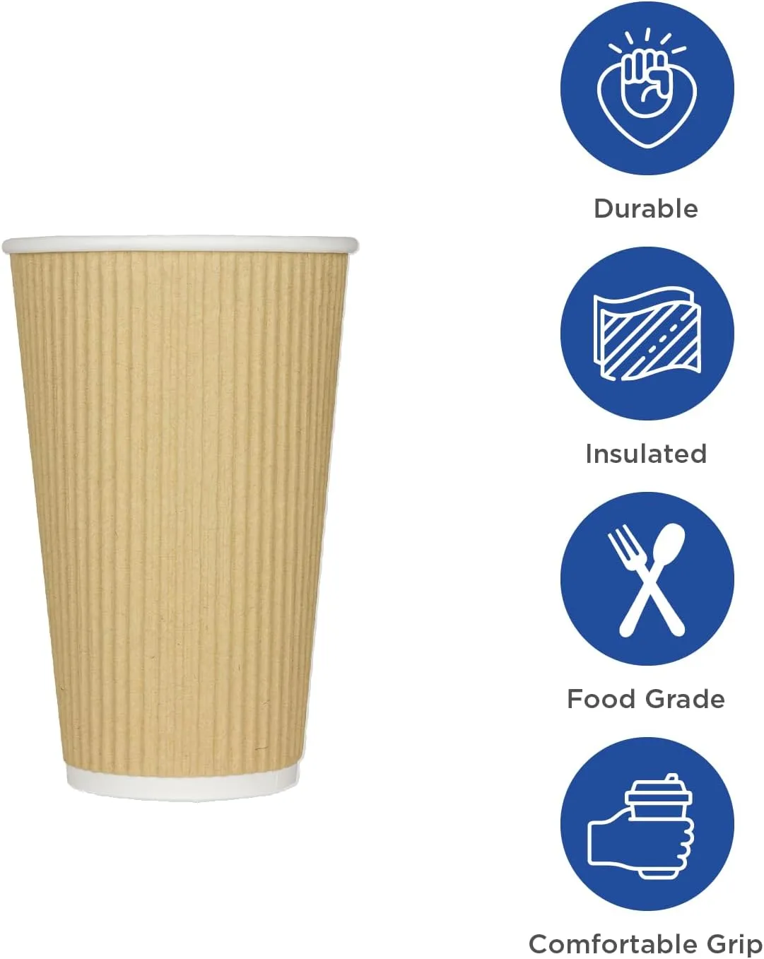 KARAT Premium Paper Hot Cups - Double Poly-Lined
