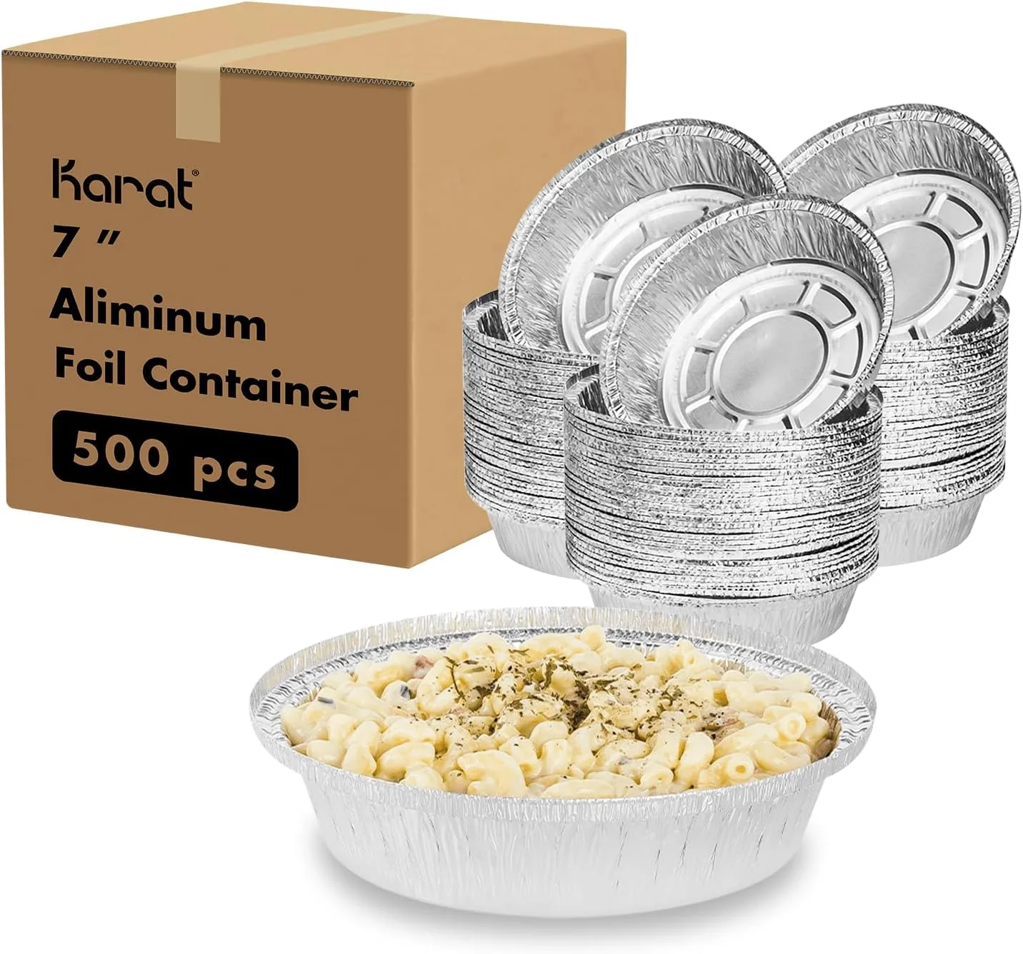 Karat Aluminum Foil Containers and OPS Dome Lids