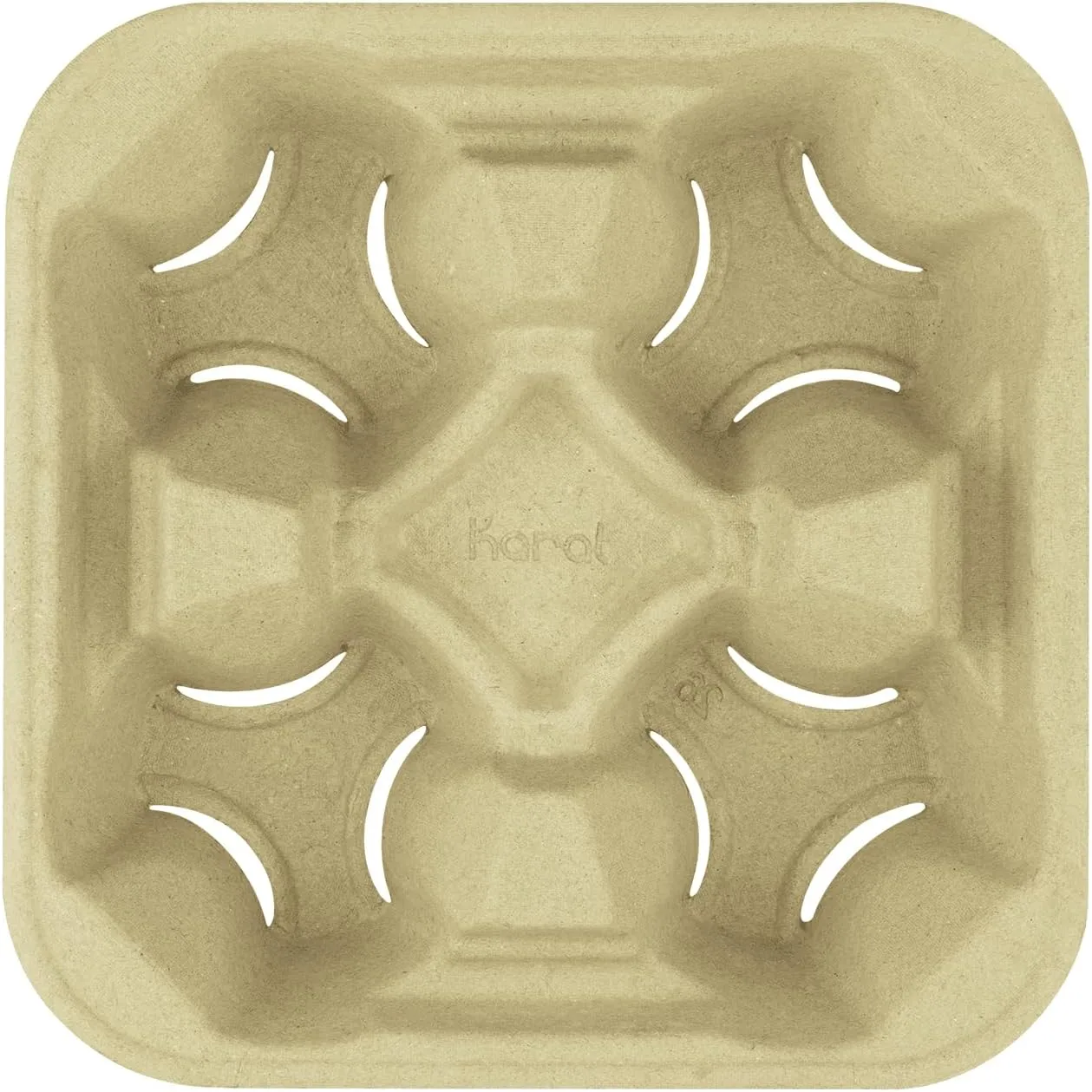 Karat C5000 4 Cups 8 oz. - 32 oz. Cup Holder (Case of 300)