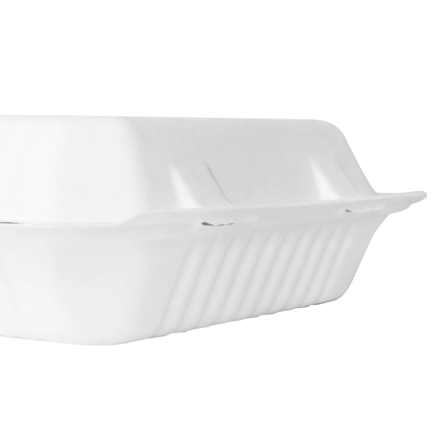 Karat Earth KE-BHC99-1C 9" x 9" Bagasse Hinged Clamshell Container (Pack of 200)