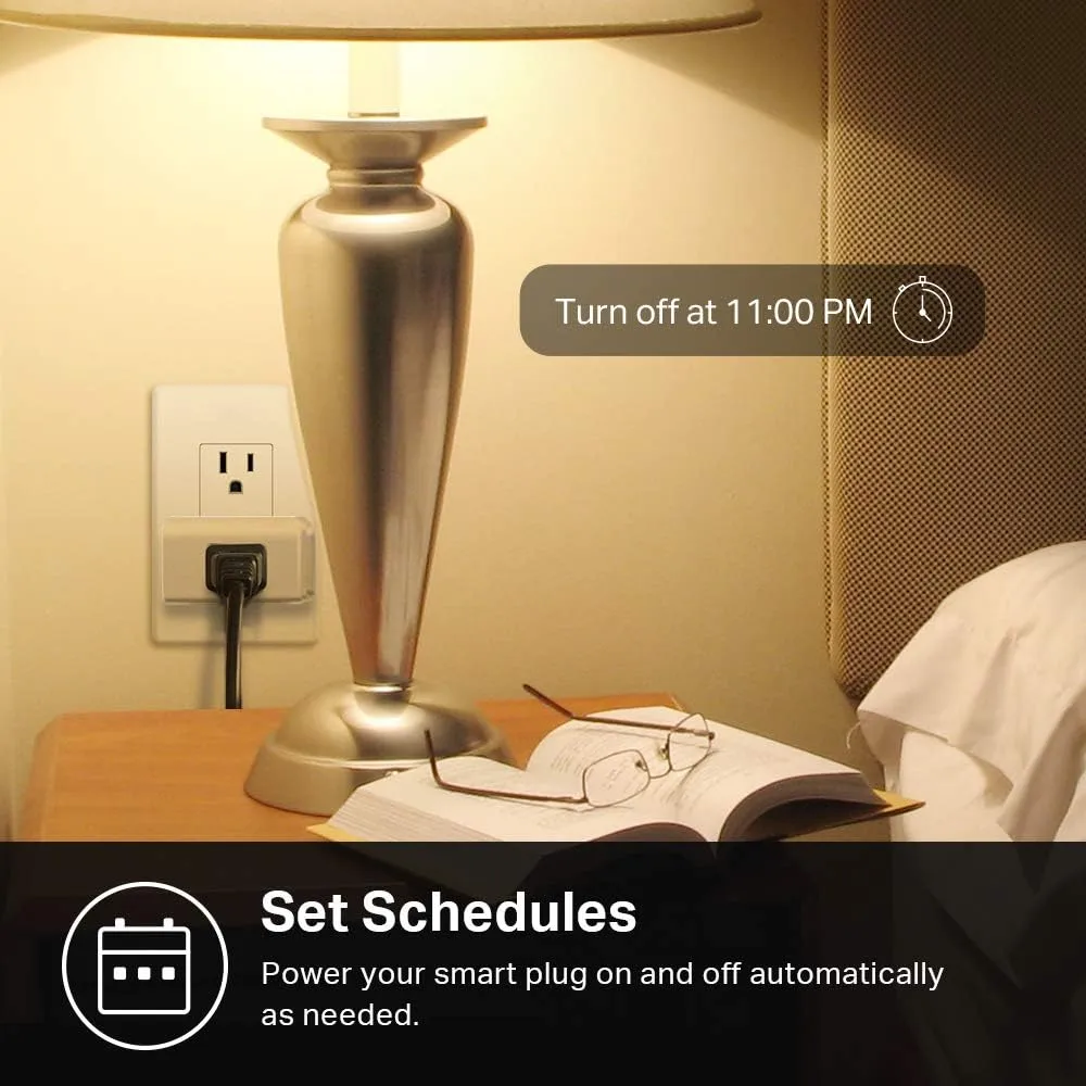 Kasa Smart Plug Mini with Energy Monitoring, Smart Home Wi-Fi Outlet Works with Alexa, Google Home & IFTTT