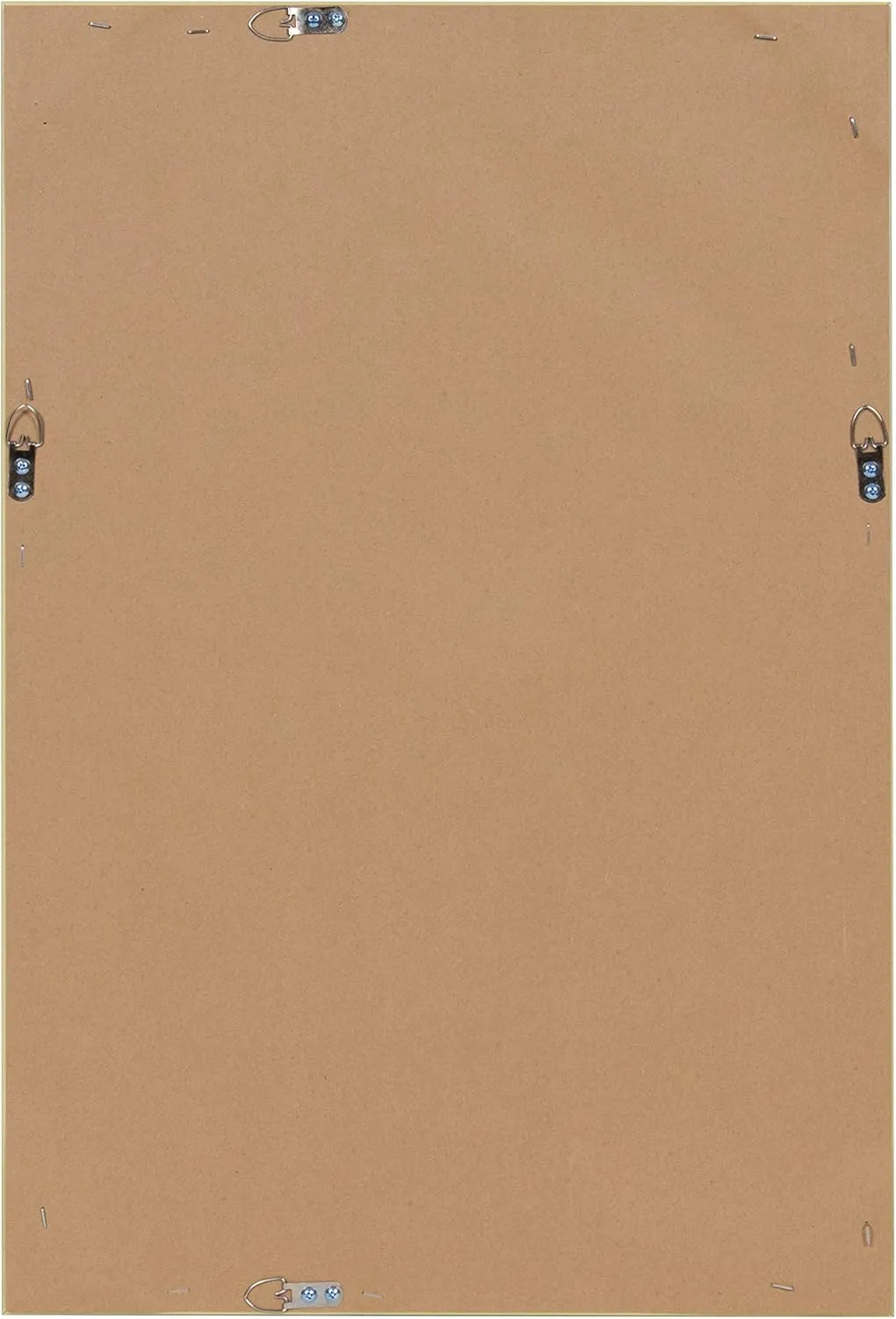 DesignOvations Kate and Laurel Calter Magnetic Dry Erase Board, Melamine, 16 1/2 x 25 1/2 , White, Gold Plastic Frame