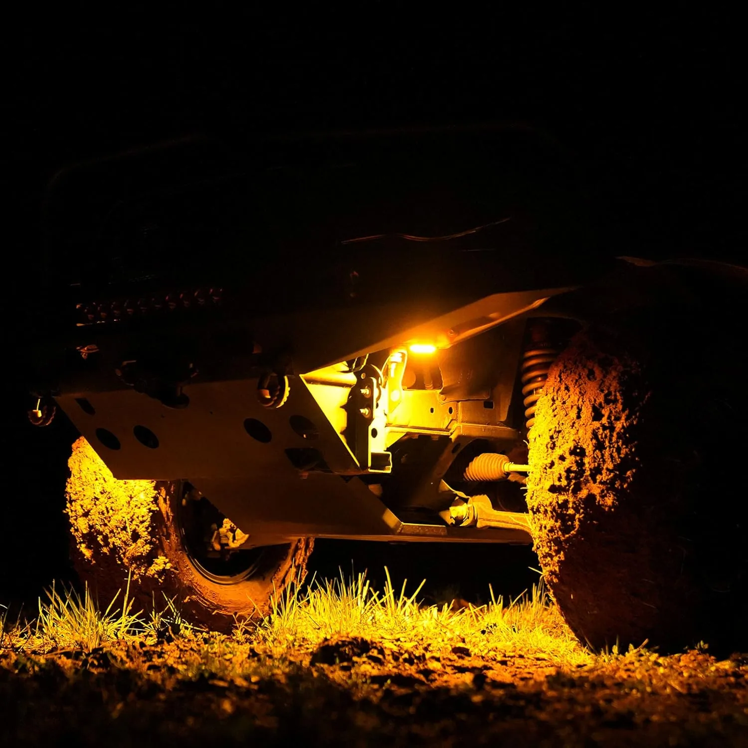 KC Cyclone V2 LED - Single Light - Amber Lens - 5W Flood Beam