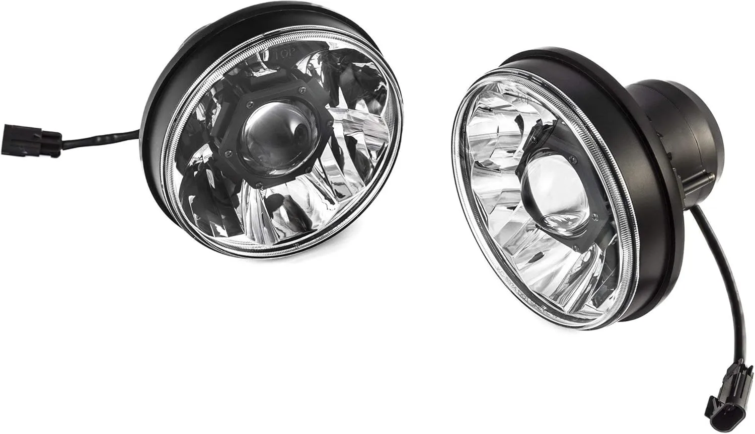 KC HiLiTES 42341 Gravity LED Pro 7" DOT Headlight, Jeep JK 07-18 - Pair