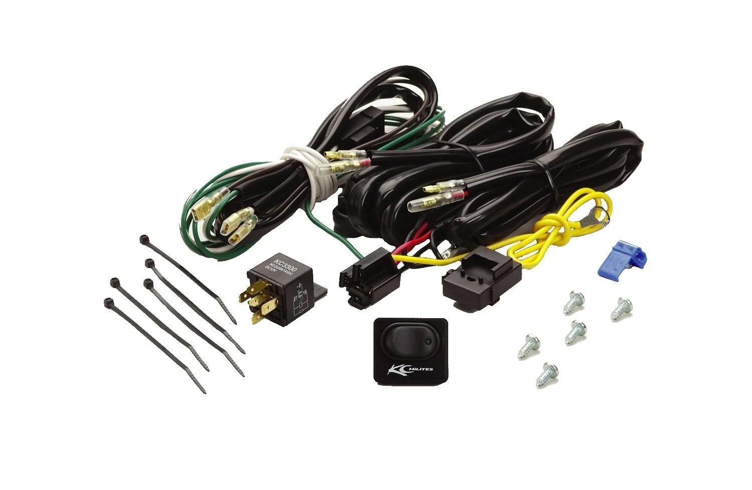 KC HiLiTES 6315 Wiring Harness with 40 Amp Relay and LED Rocker Switch