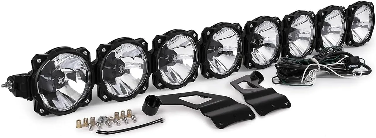 KC HiLiTES Gravity Pro6 LED Light Bar Combo System
