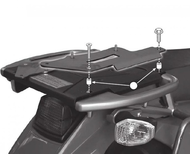 KAPPA KAWA TOPBOX BRACKET KE5810