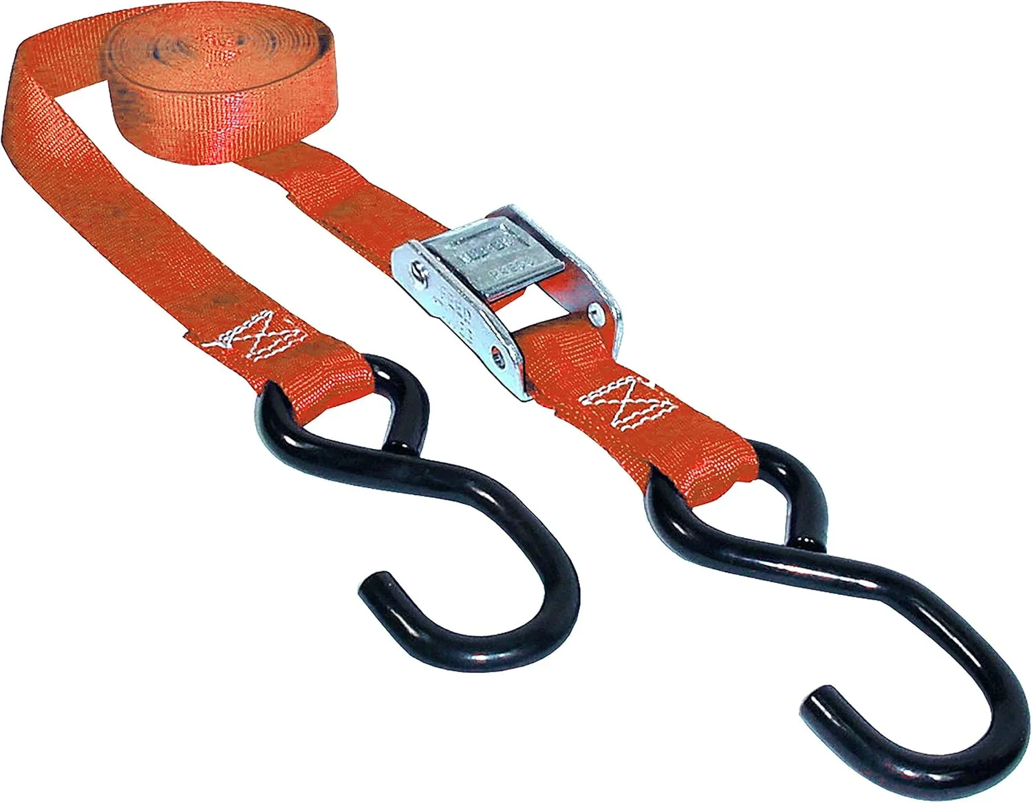 KEEPER 1-inch Cam Buckle Tie-Down with S Hooks