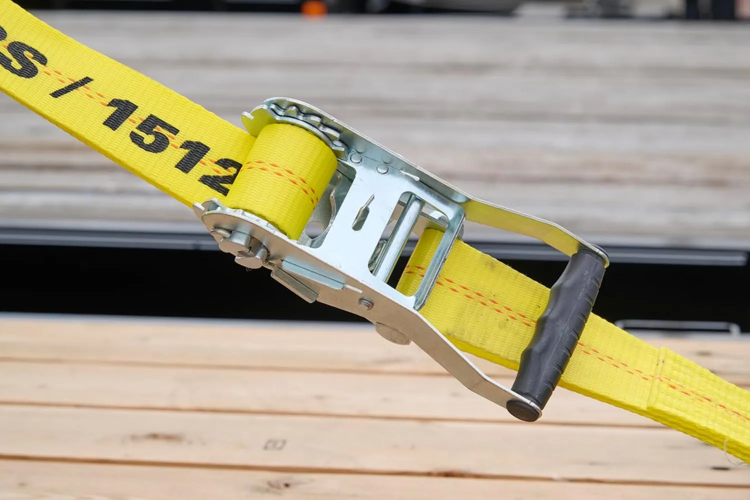 Keeper – 2” x 27’ Heavy Duty Ratchet Tie-Down with Flat Hooks - 3,333 lbs. Working Load Limit and 10