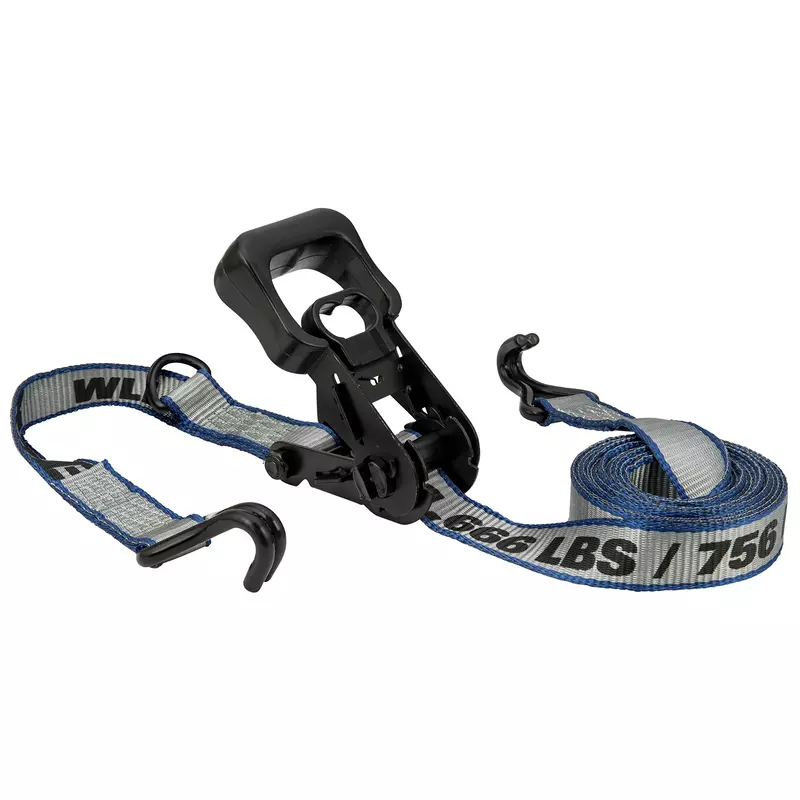 KEEPER 47207 14' Ratchet Tie-Down, Gray