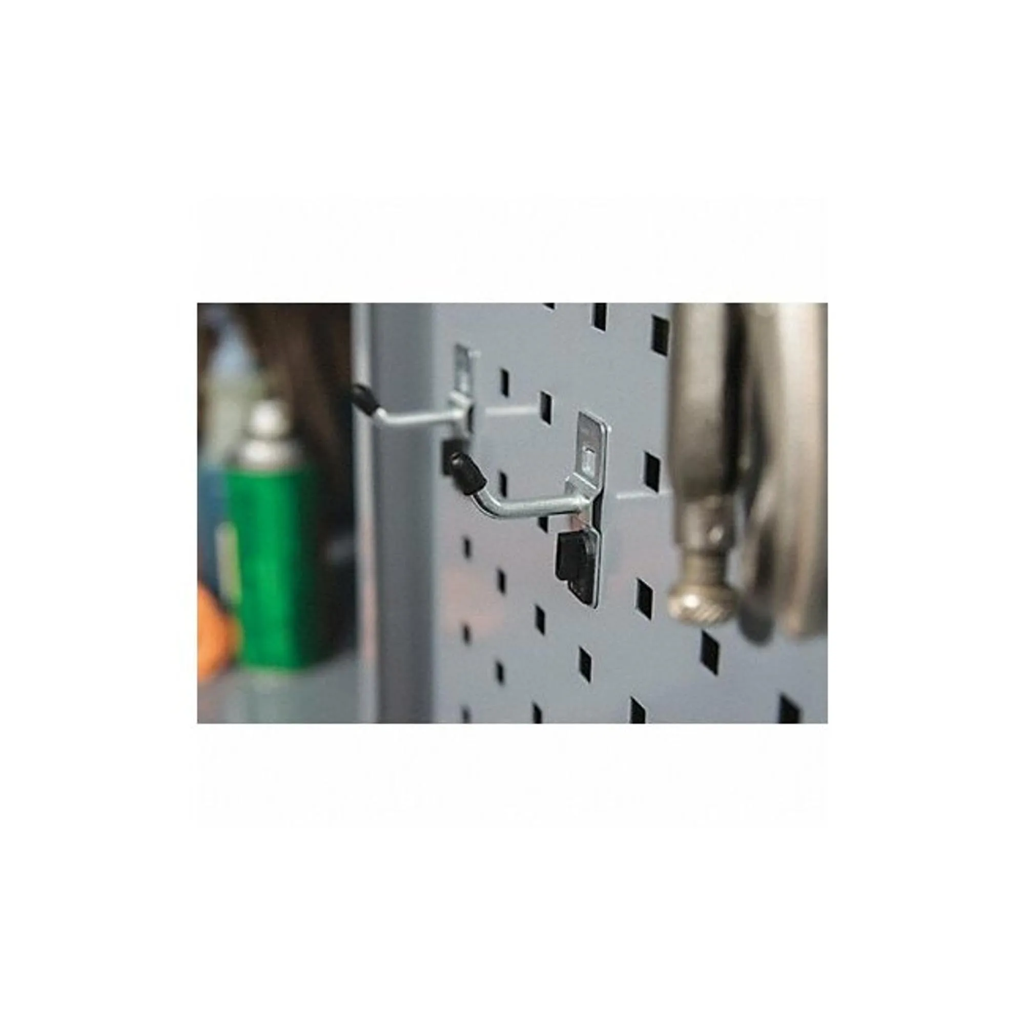 Single Rod Pegboard Hook, 3/4" W, 2-3/8" Long - PK10