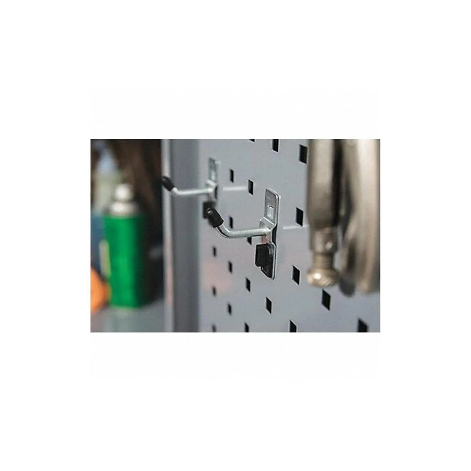 Single Rod Pegboard Hook, 3/4" W, 2-3/8" Long - PK10