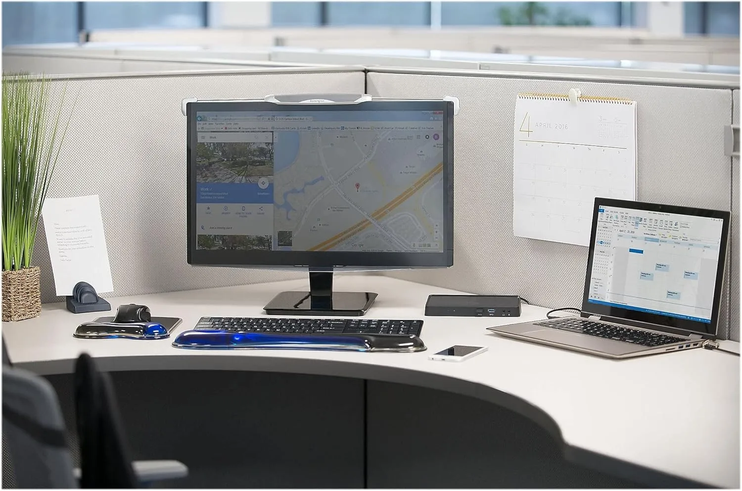 KENSINGTON Snap2 Privacy Screen Filter for 16:10 Widescreen Monitors