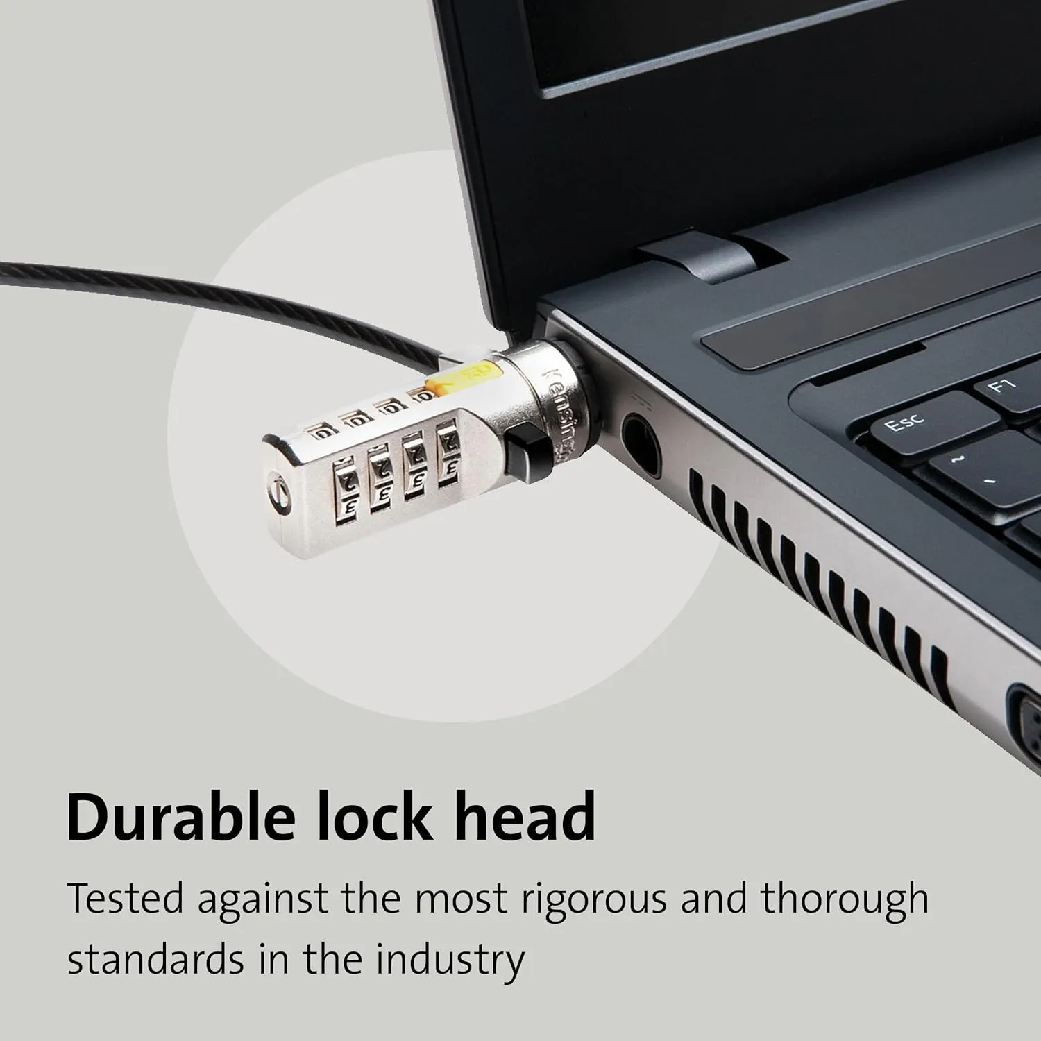 Kensington Combination T-Bar Laptop Cable Lock