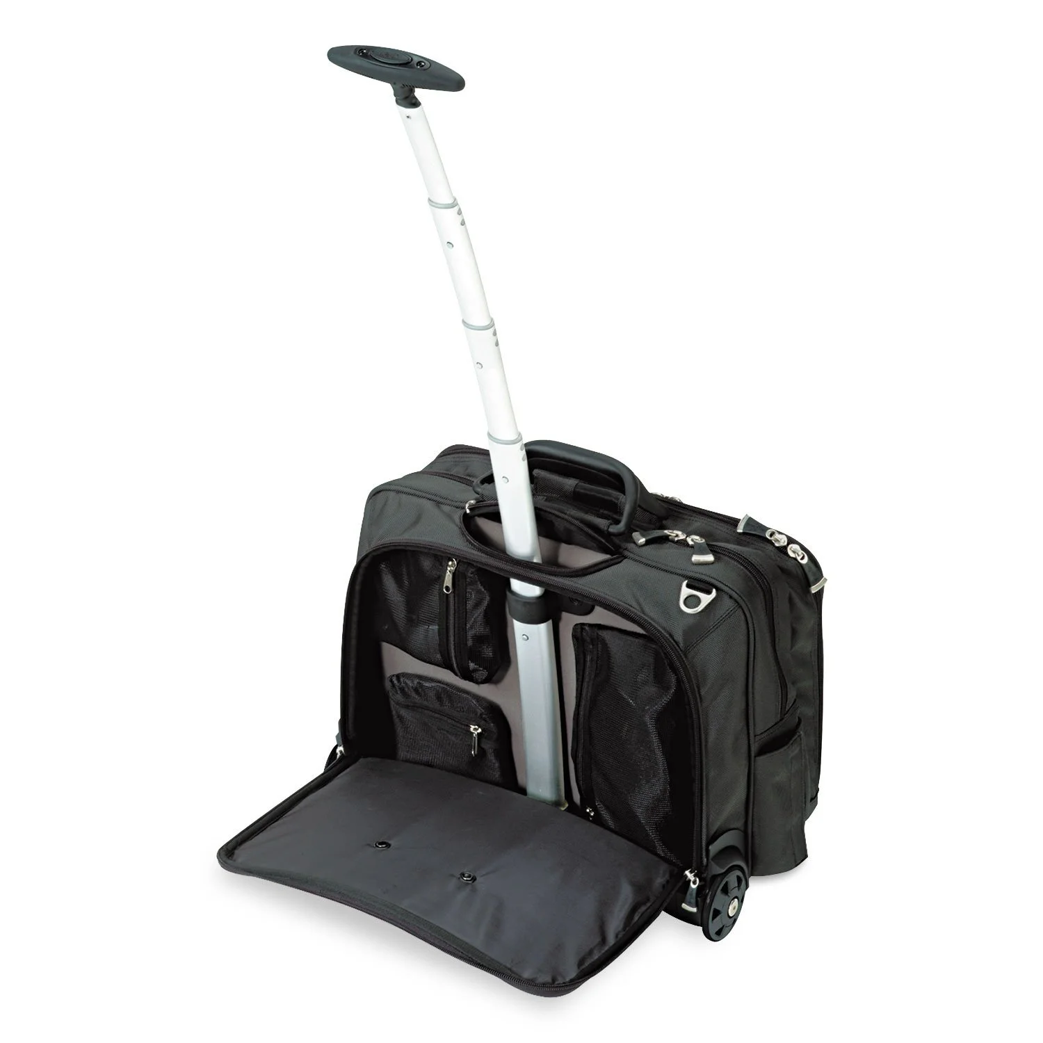 Kensington Contour Rolling Laptop Case, Ballistic Nylon, Fits up to 17"