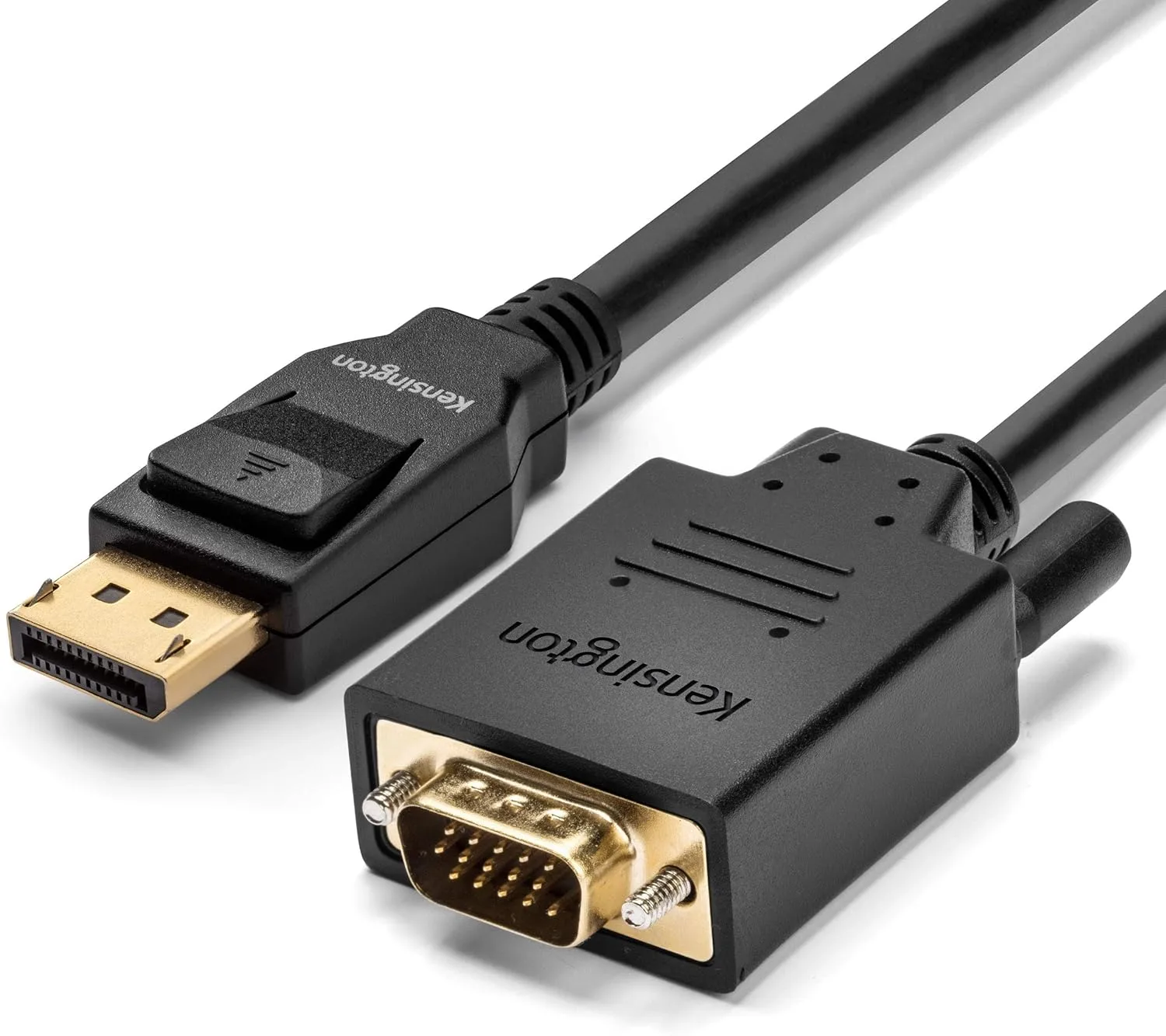 Kensington DisplayPort to VGA Cable (Support up to 1080P), 6ft (K33024WW)