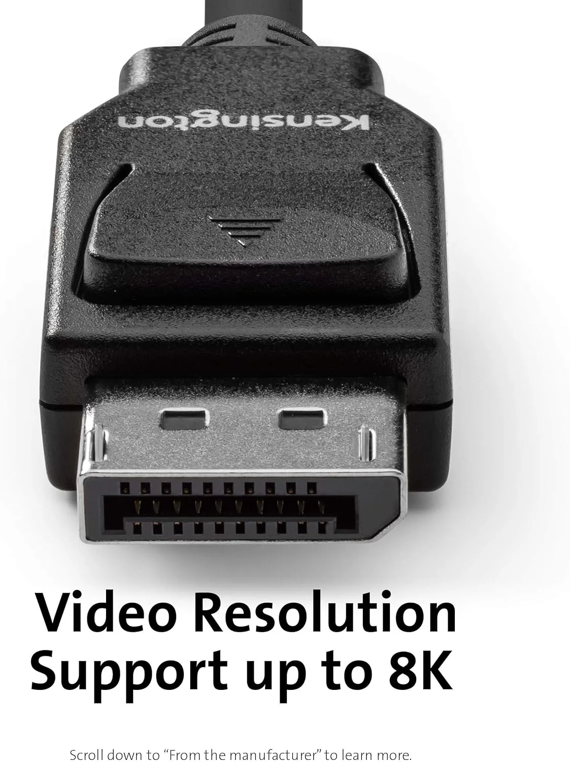 Kensington DisplayPort 1.4 to DisplayPort 1.4 Cable, 6ft (K33021WW)