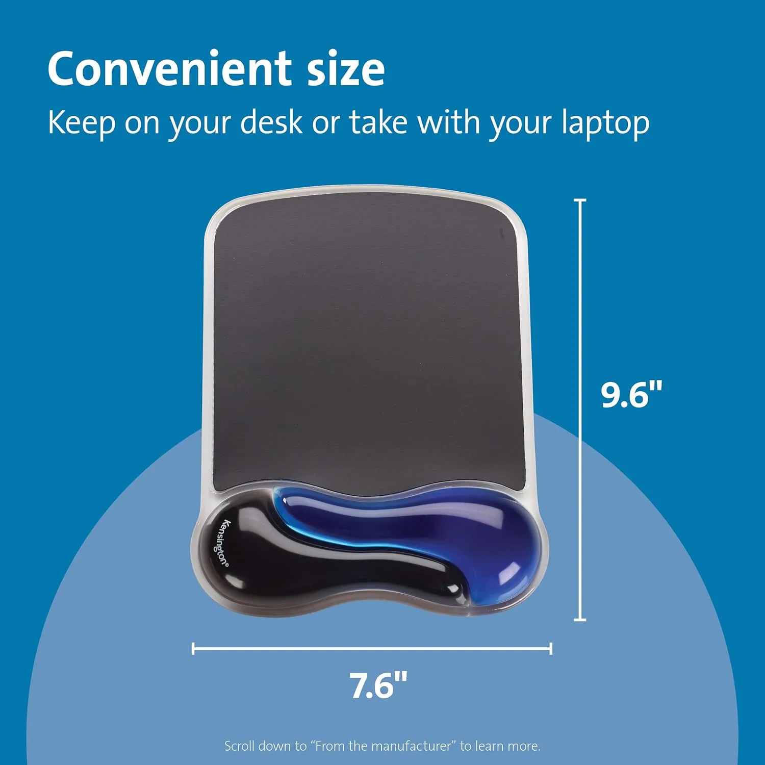KENSINGTON Duo Gel Mouse & Keyboard Wrist Rests