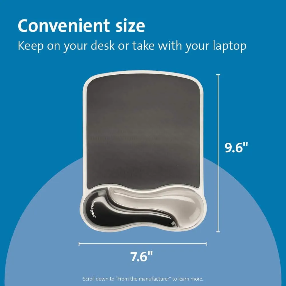 KENSINGTON Duo Gel Mouse & Keyboard Wrist Rests
