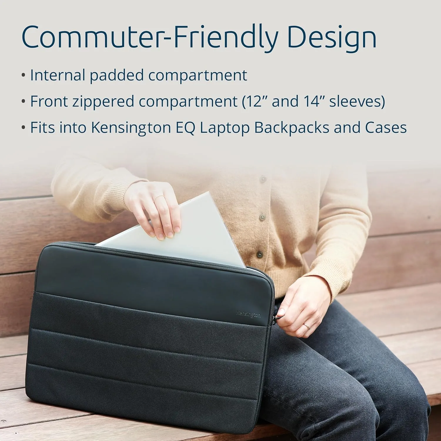 Kensington EQ Laptop Sleeve - Eco-Friendly Protective Sleeve