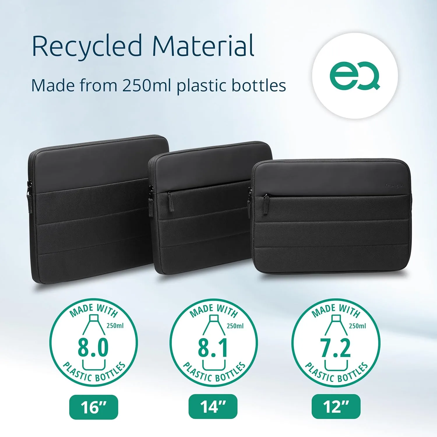 Kensington EQ Laptop Sleeve - Eco-Friendly Protective Sleeve