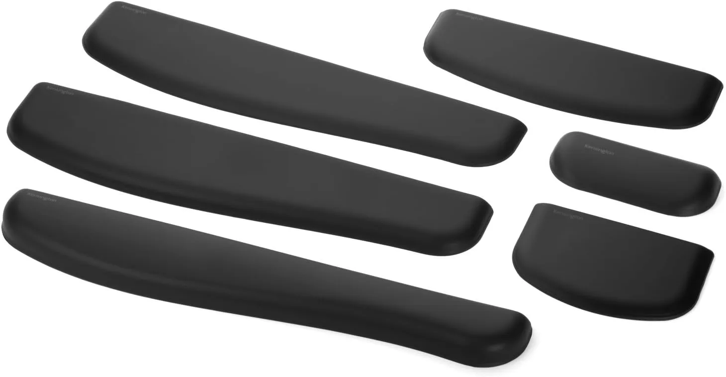 KENSINGTON ErgoSoft Gel Wrist Rest for Keyboard & Mouse