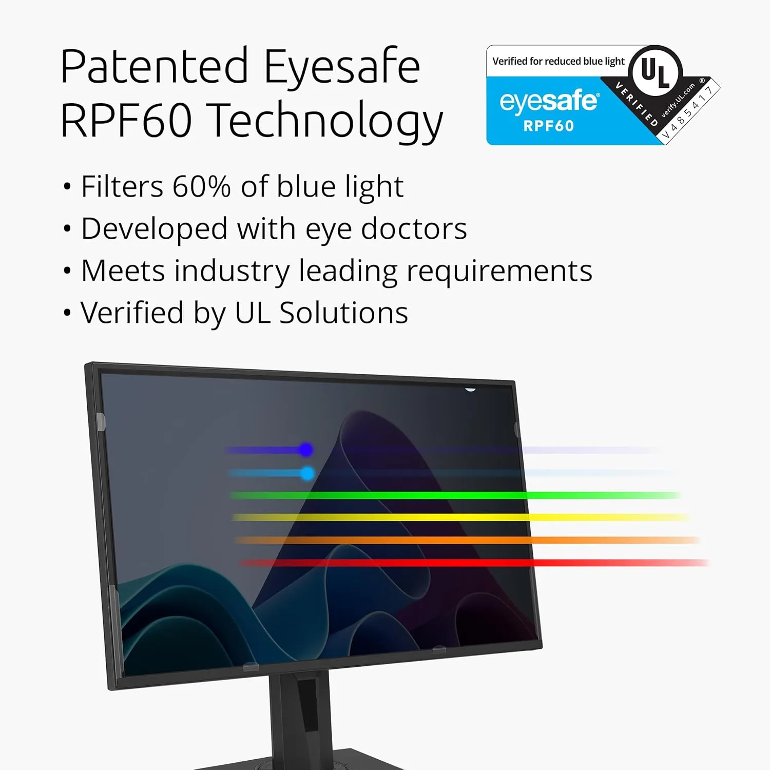 Kensington Eyesafe Blue Light Privacy Screen Filter