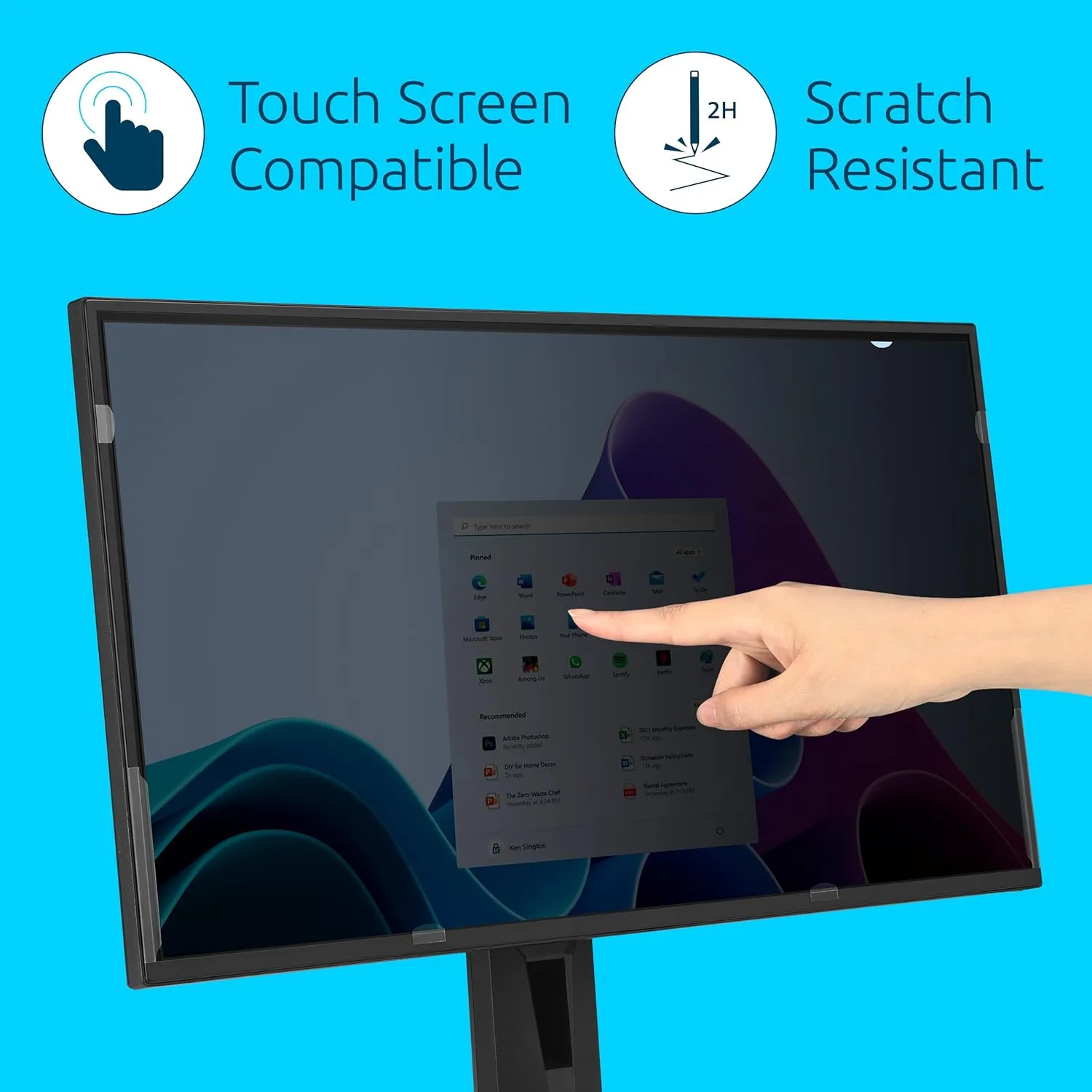 Kensington Eyesafe Blue Light Privacy Screen Filter