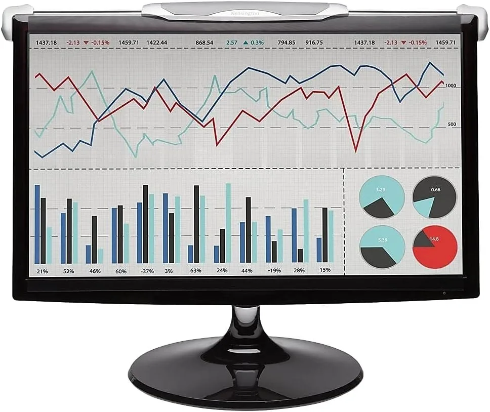 Kensington FS240 Snap2 Privacy Screen for 22–24" Widescreen Monitors (K55315WW), Black