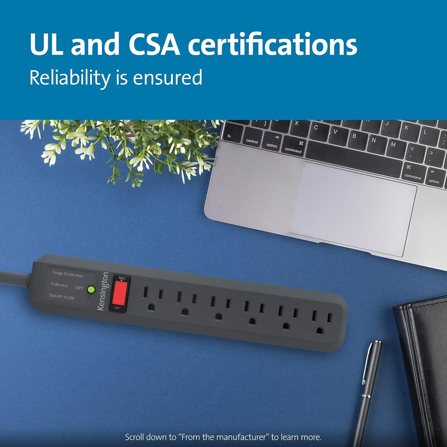 Kensington Guardian Power Strip & Surge Protector