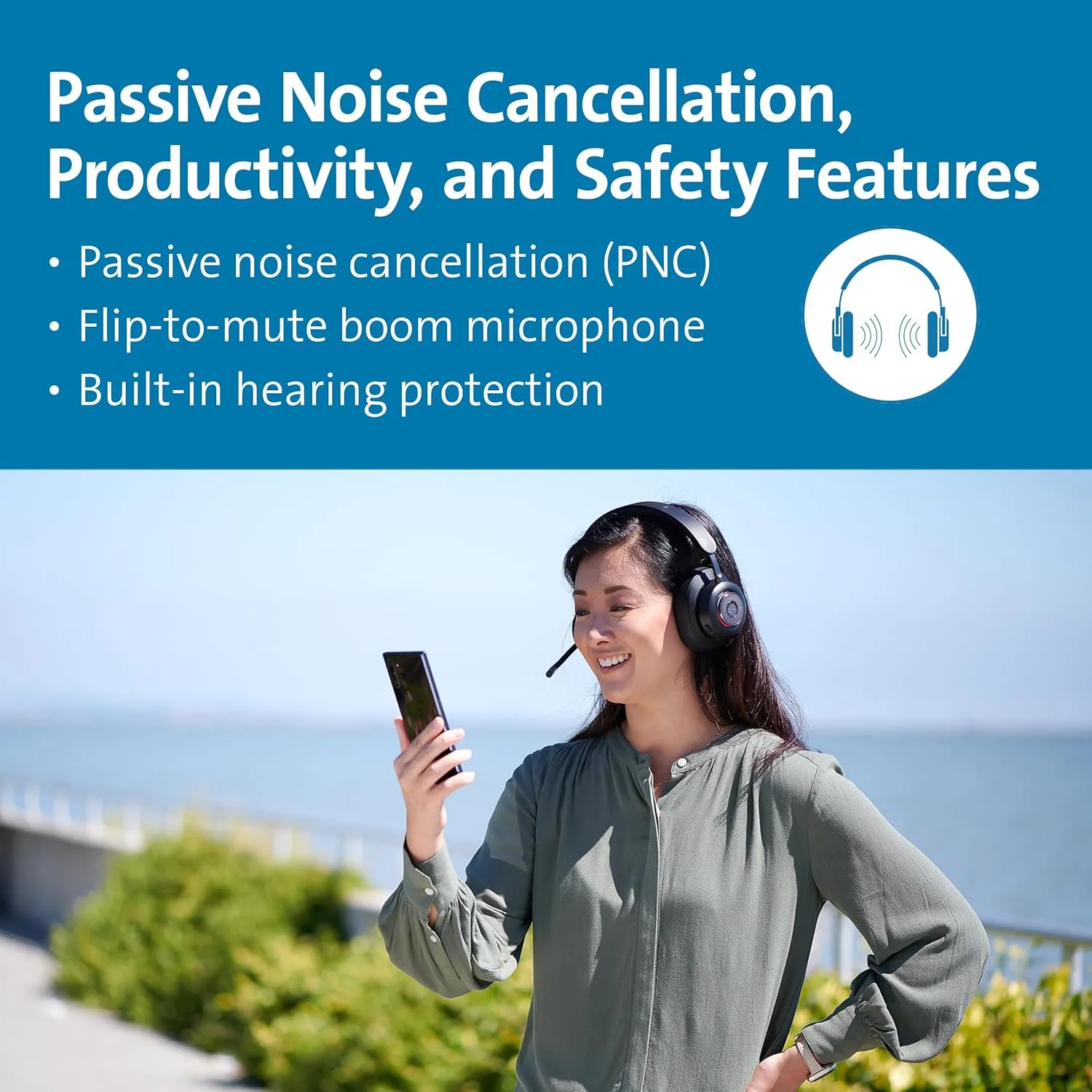 Kensington H3005 Bluetooth Over-Ear Headset, Designed for Microsoft Surface (K83456WW)