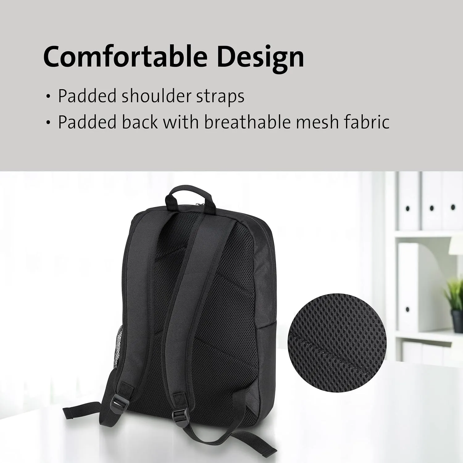 KENSINGTON Simply Portable Lite Backpack - Fits up to 16 in Laptop
