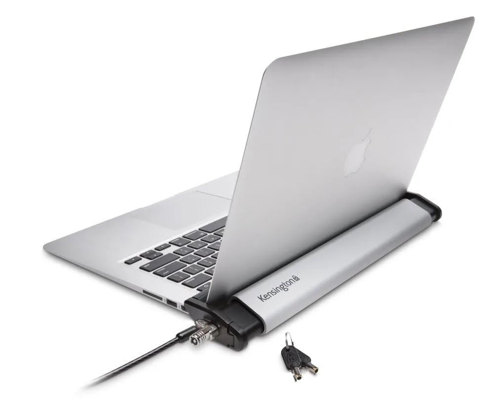 Kensington MacBook and Surface Laptop Locking Station with Keyed Lock Cable, Macbook Locks With 6 Foot Cable