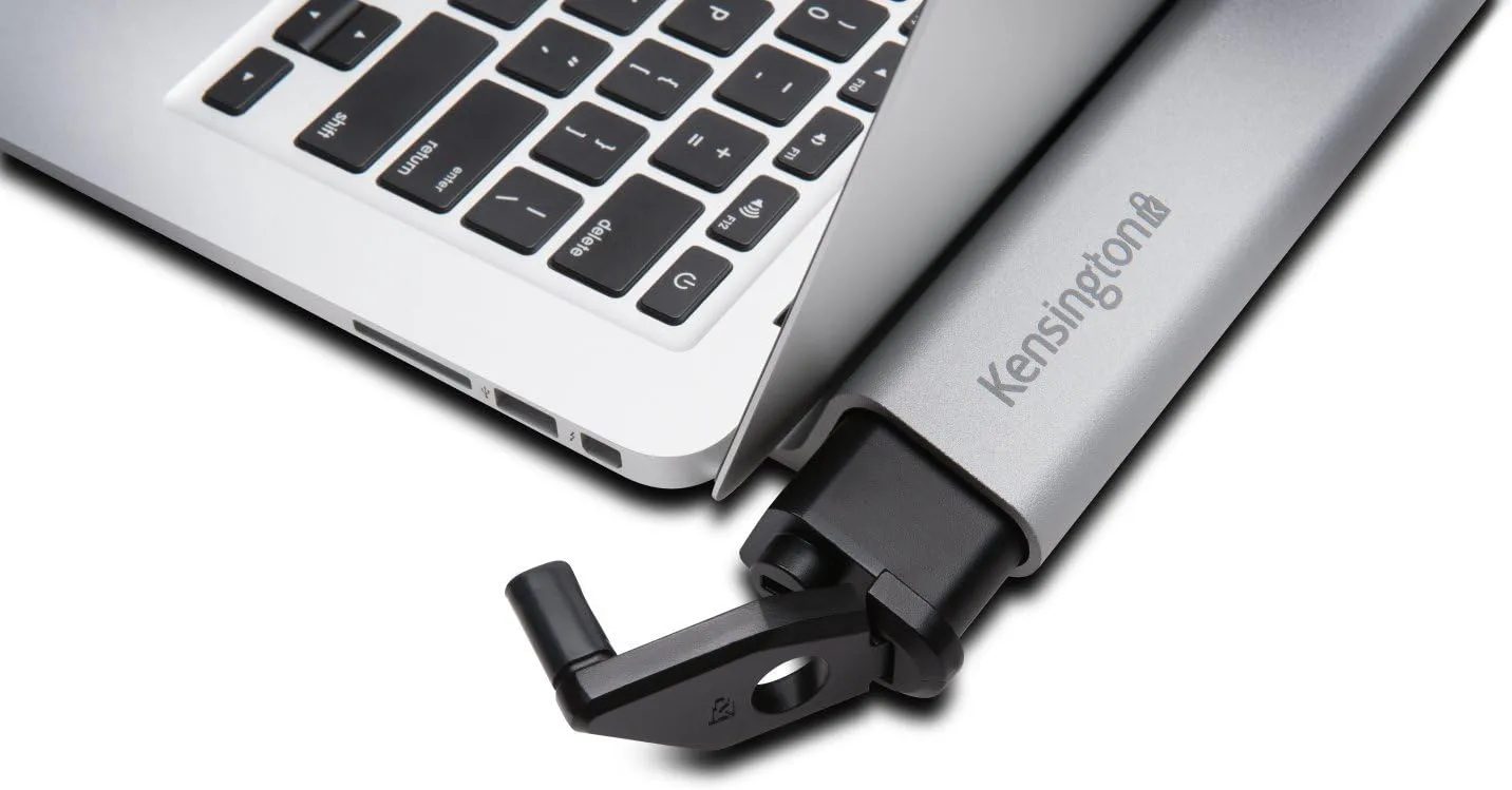 Kensington MacBook and Surface Laptop Locking Station with Keyed Lock Cable, Macbook Locks With 6 Foot Cable