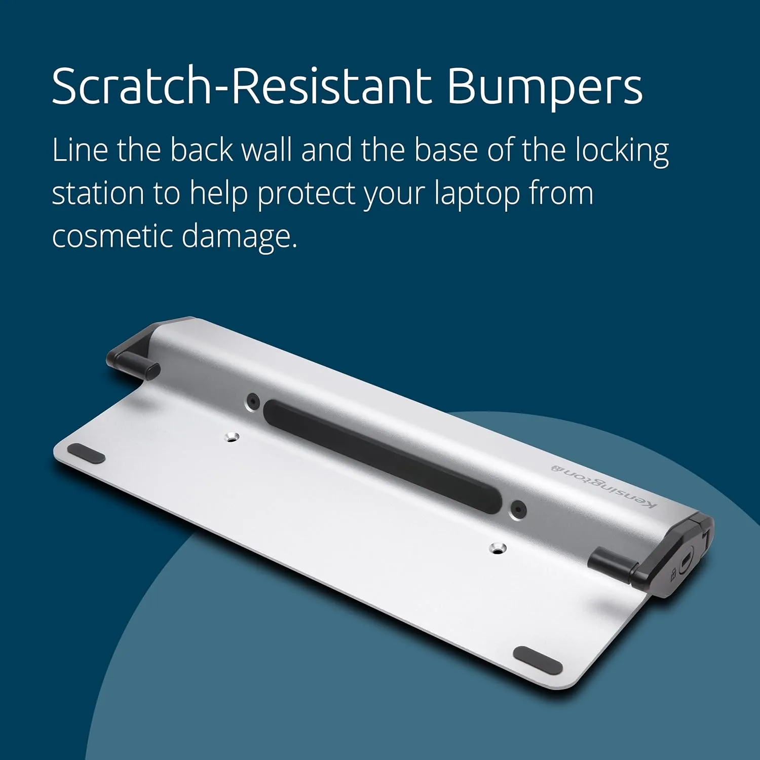 Kensington MacBook and Surface Laptop Locking Station with Keyed Lock Cable, Macbook Locks With 6 Foot Cable