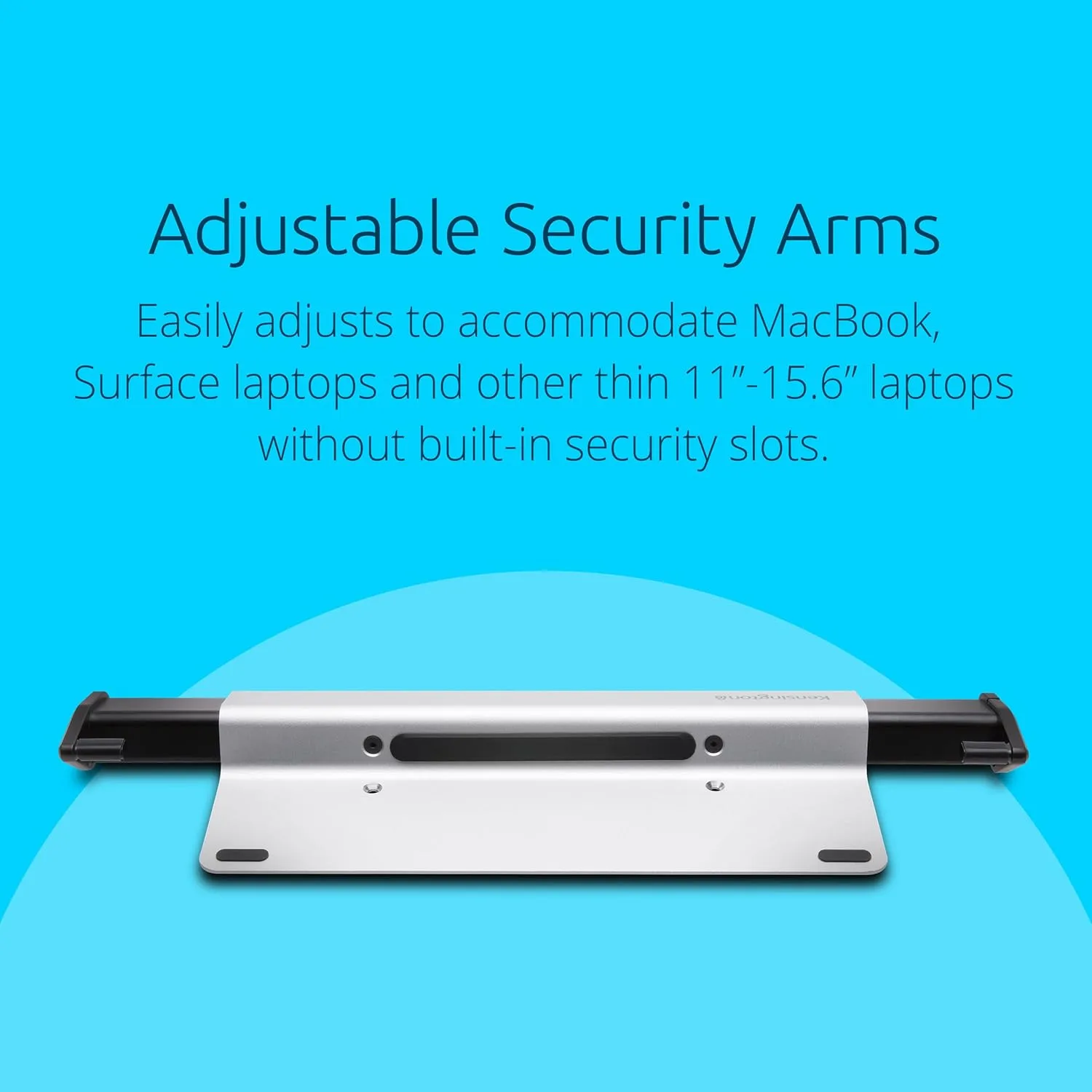 Kensington MacBook and Surface Laptop Locking Station with Keyed Lock Cable, Macbook Locks With 6 Foot Cable
